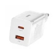 Baseus CCSUPP-E02 Super Si gyorstöltő USB   USB-C 30W Fehér