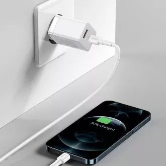 Baseus CCSUPP-E02 Super Si gyorstöltő USB   USB-C 30W Fehér