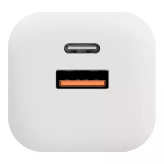 CSOMAG:ME GaN utazási töltő USB-A   USB-C 36W Fehér