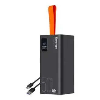 Csomag:ME EnergyPulse Powerbank 50000mAh 22.5W fekete Csomag:ME EnergyPulse Powerbank 50000mAh 22.5W fekete
