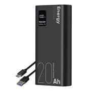 CSOMAG:ME EnergyPulse Powerbank 20000mAh 22.5W Fekete