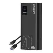 CSOMAG:ME EnergyPulse Powerbank 20000mAh 22.5W Fekete