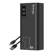 Csomag:ME EnergyPulse Powerbank 30000mAh 22.5W fekete