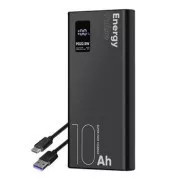 CSOMAG:ME EnergyPulse Powerbank 10000mAh 22.5W fekete