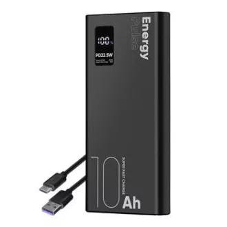 CSOMAG:ME EnergyPulse Powerbank 10000mAh 22.5W fekete CSOMAG:ME EnergyPulse Powerbank 10000mAh 22.5W fekete