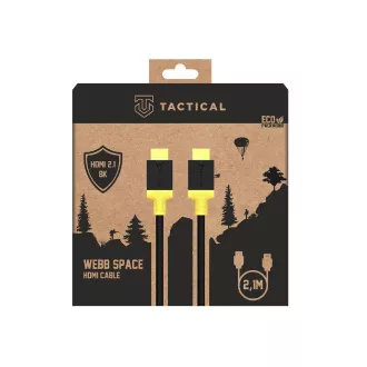 Taktikai Webb Space HDMI 2.1 8K 2.1m fekete/sárga