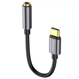 Baseus CATL54-0G kábel reduktor USB-C 3,5 mm-es audio csatlakozó L54 (női) mélyszürke