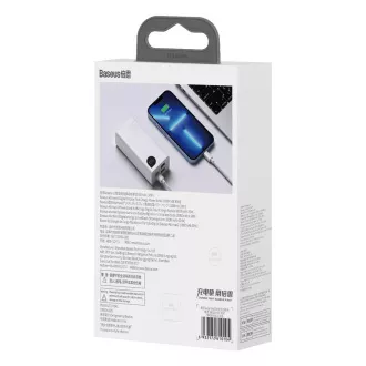 Baseus Adaman2 powerbank 10000 mAh 30W 2xUSB/USB-C fehér