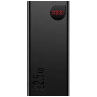 Baseus Adaman digitális kijelzős Powerbank 40000mAh 22.5W fekete