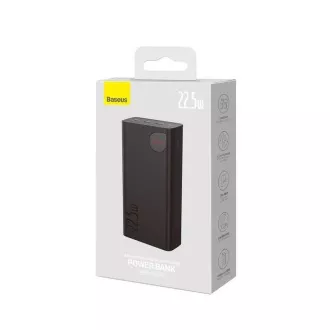 Baseus Adaman digitális kijelzős Powerbank 40000mAh 22.5W fekete