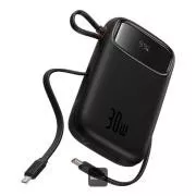 Baseus power bank Qpow 10000mAh 30W fekete USB-C kábellel