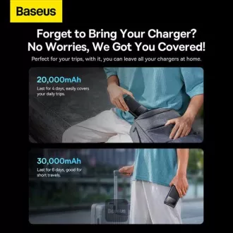 Baseus Power bank Star-Lord 30000 mAh 22,5W USB/USB-C fekete