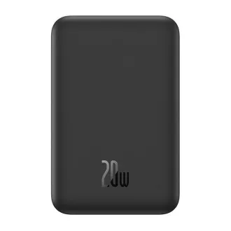 Baseus power bank Mini vezeték nélküli töltéssel 5000 mAh 20W USB-C fekete
