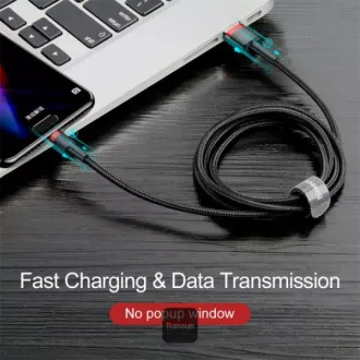 Baseus adatkábel Cafule USB-C 2m 2A piros-fekete Baseus adatkábel Cafule USB-C 2m 2A piros-fekete