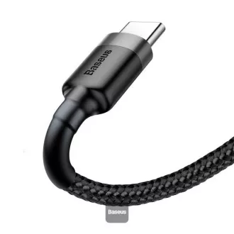Baseus adatkábel Cafule USB-C 2m 2A szürke-fekete