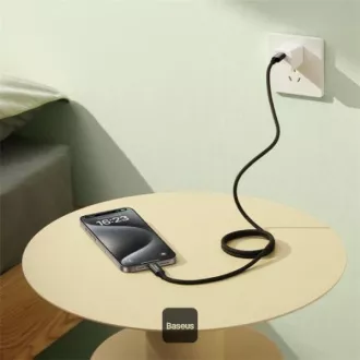Baseus Data mágneses kábel Tungsten Gold USB-C/USB-C 1m 100W fekete