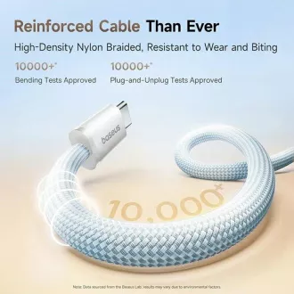Baseus Dynamic 4 Pro sorozatú USB-C adatkábel - USB-C 100W 1m Galaxy kék Baseus Dynamic 4 Pro sorozatú USB-C adatkábel - USB-C 100W 1m Galaxy kék