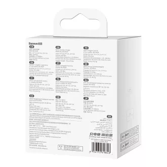 Baseus Simple Mini3 15W USB-C vezeték nélküli töltő fekete színben