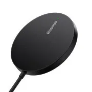 Baseus Simple Mini3 15W USB-C vezeték nélküli töltő fekete színben