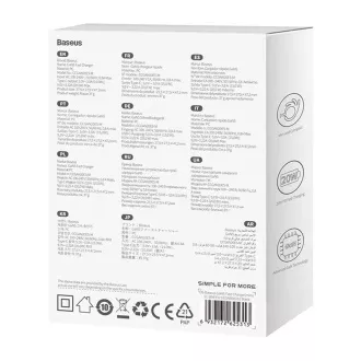 Baseus GaN5 Mini 20W EU fekete gyorstöltő