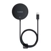 Baseus vezeték nélküli mágneses töltőpad Simple Mini4 Qi2 15W fekete