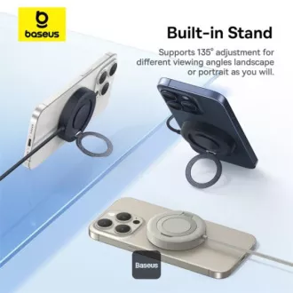 Baseus vezeték nélküli mágneses töltőpad Simple Mini4 Qi2 15W fekete