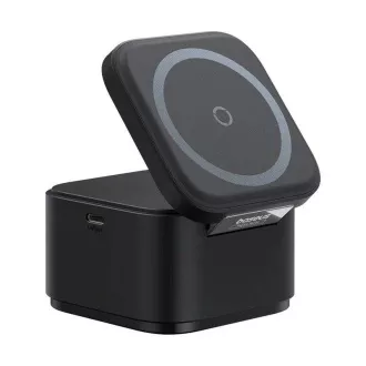 Baseus MagPro 3in1 mágneses vezeték nélküli töltő 25W Cosmic Black Baseus MagPro 3in1 mágneses vezeték nélküli töltő 25W Cosmic Black