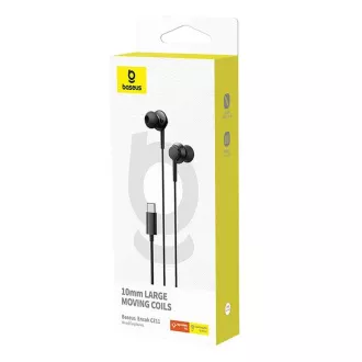 Baseus Encok CZ11/USB-C/vezetékes/fekete