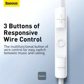 Baseus Encok H17/Jack/Fehér Baseus Encok H17/Jack/Fehér
