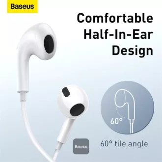 Baseus Encok H17/Jack/Fehér Baseus Encok H17/Jack/Fehér