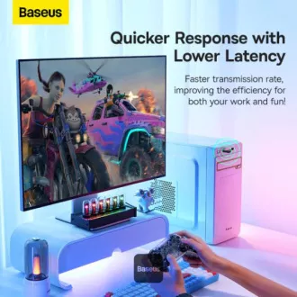 Baseus vezeték nélküli Bluetooth adapter BA07 Fekete Baseus vezeték nélküli Bluetooth adapter BA07 Fekete