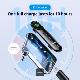 Baseus bluetoooth audio adapter Qiyin fekete
