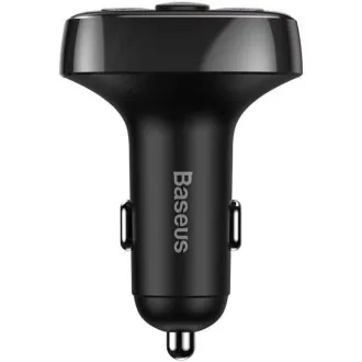 Baseus bluetooth MP3 FM adóvevő 2xUSB 3.4A töltéssel fekete színű