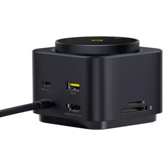 Baseus MagPro 7in1 vezeték nélküli töltőállomás 15W kozmikus fekete