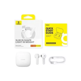 Baseus Bluetooth fejhallgató Bowie E16 fehér