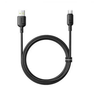 Baseus Silky USB/USB-C gyorstöltő kábel 1m 100W fekete