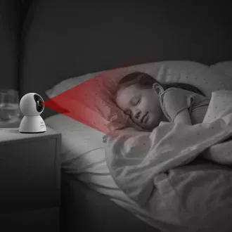 Baseus beltéri kamera biztonsági kamera P1 3K fehér