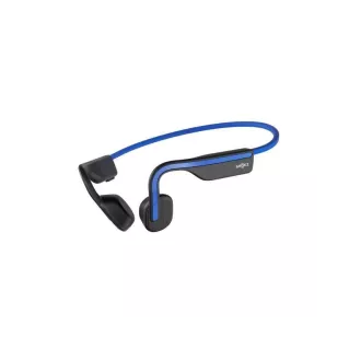 Shokz OpenMove, Bluetooth fejhallgató a fül előtt, kék színben