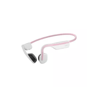 Shokz OpenMove, Bluetooth fejhallgató a fül előtt, rózsaszínű