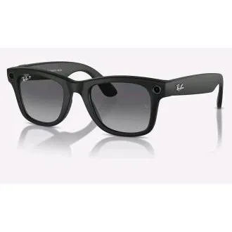 Meta Ray-Ban Wayfarer, AI napszemüveg, matt fekete, polarizált gradiens grafit Meta Ray-Ban Wayfarer, AI napszemüveg, matt fekete, polarizált gradiens grafit