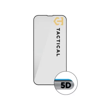 Tactical Glass Shield 5D üveg az Apple iPhone 13/13 Pro/14/16/16e/17e készülékhez Fekete