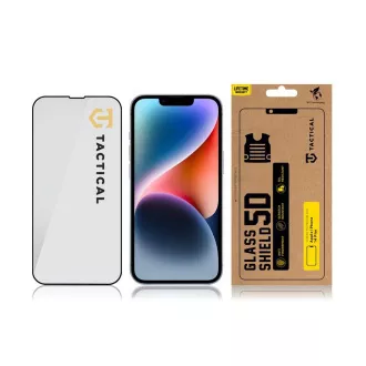 Tactical Glass Shield 5D üveg az Apple iPhone 13/13 Pro/14/16/16e/17e készülékhez Fekete