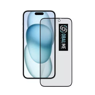 CSOMAG:ME Privacy 5D edzett üveg Apple iPhone 15 Plus fekete színhez