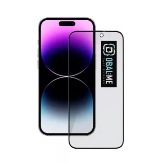 CSOMAG:ME Privacy 5D edzett üveg Apple iPhone 14 Pro Fekete