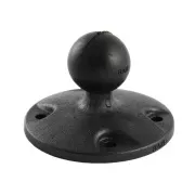 RAM Mounts kör alakú adapter/rögzítő lapos felületekhez AMPS furatmintával, 1"-os tűvel, műanyag, RAP-B-202U