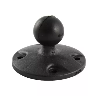 RAM Mounts kör alakú adapter/rögzítő lapos felületekhez AMPS furatmintával, 1"-os tűvel, műanyag, RAP-B-202U