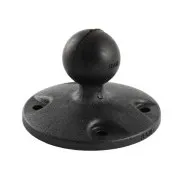 RAM Mounts kör alakú adapter/rögzítő lapos felületekhez AMPS furatmintával, 1"-os tűvel, műanyag, RAP-B-202U