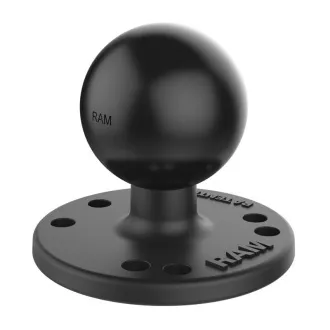 RAM Mounts kör alakú adapter AMPS furatmintával, 1,5" gömbszeggel, RAM-202U