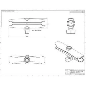 RAM Mounts hosszú kar, fém, 1" gömbcsapokhoz (teljes hossza 152 mm)