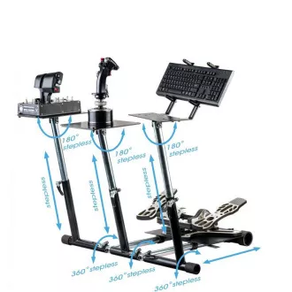 Wheel Stand Pro, SUPER WARTHOG joystick állvány Thrustmaster HOTAS WARTHOG, Saitek X55/X52/X52, Saitek X55/X52 joystick állványhoz